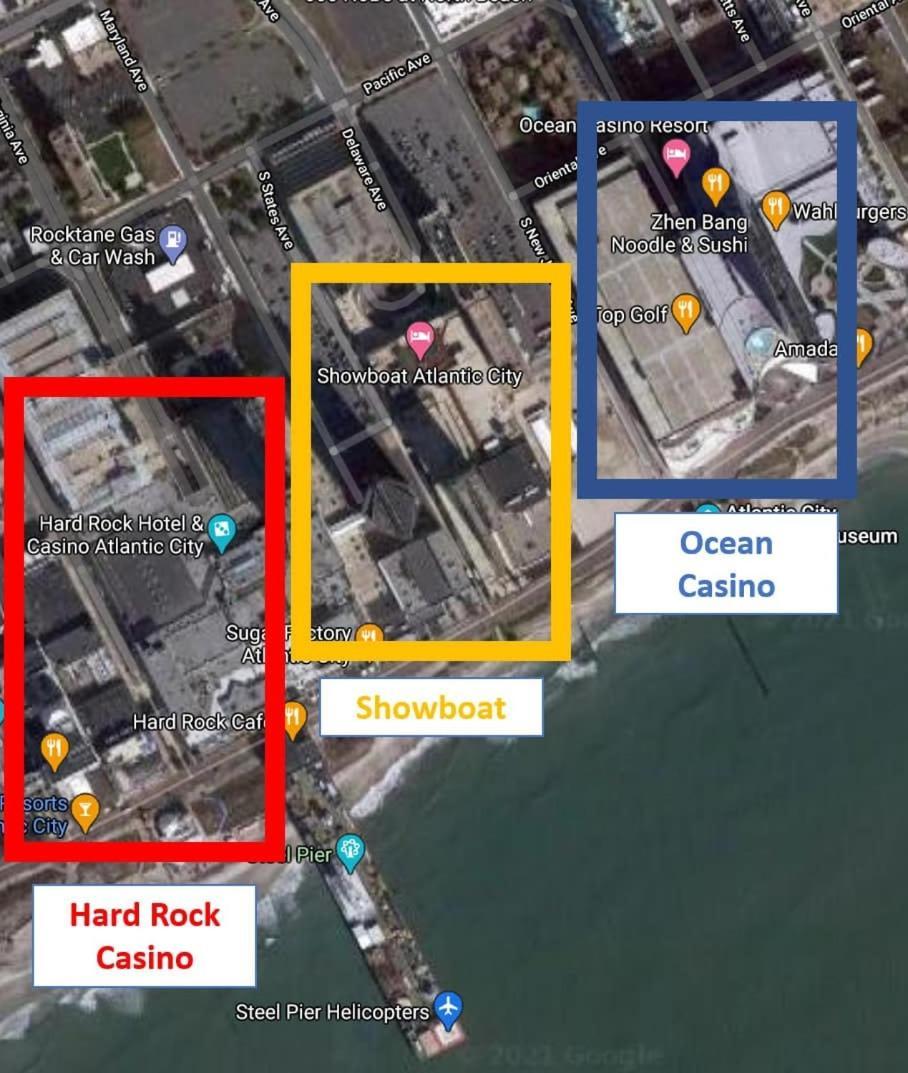 Cozysuites Showboat 1br 2ba Oceanfront Atlantic City